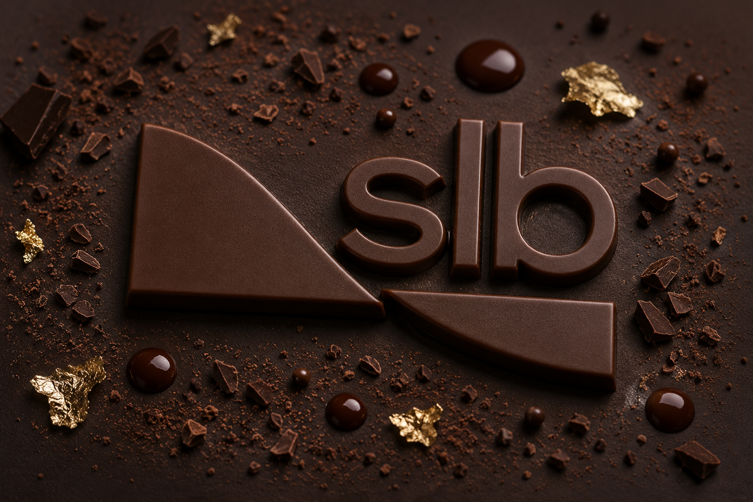 Chocolate Sculpture — SLB Logo